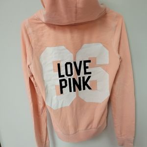 Women's Victoria's Secret Pink zip up hoddie vintage (small)